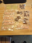 New Bachmann Ho Scale Plasticville Unpainted People Figures Signs & Poles Lot. Fixed Price $24.00.
