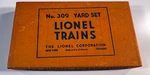 Lionel #309 Yard Set New Old Stock (nos) Clean Box Vintage Gauge. Fixed Price $21.24.