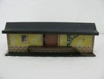 Prewar Bing Germany Tin Lithograph Gauge Train Freight Station Vg. Fixed Price $49.99.