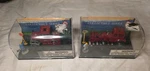 Smart Toys Ho Red Tractor And Steamroller Original Hard Plastic Cases. Fixed Price $22.00.
