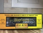 New Mth Rail King & O-27 Scale Deep Rock 3-DOME Tank Car 30-73107 Rare. Fixed Price $50.00.