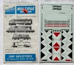 Accu-cals Decal-cp Rail (multimark) Hood/cab Units/switchers & Caboose #5824H. Fixed Price $12.95.