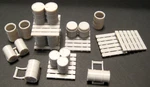 Gauge Assorted Barrels And Drums Can Use With Lionel Mth Railroad Layouts. Fixed Price $11.50.