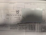 Middle Division HCA-1 Ho Pennsylvania Railroad Decal Set 1954-1961 White & Black. Fixed Price $11.04.