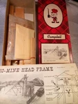 Campbell Scale Models 352-395 Ho Mine Head Frame Building Kit. Fixed Price $37.39.