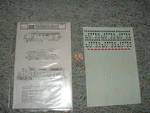 Microscale Decals Ho 87-134 Diesel Data #2 Red Yellow 1940-92 G98. Fixed Price $8.99.