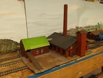 Assembled Ho Pola Brick Factory Built-up 578-805. Fixed Price $7.95.