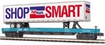 Mth Premier 20-95747 Long Island Scale Flat Car W/ 48 Trailer New!!. Fixed Price $99.99.