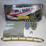 Vintage Disney World Monorail Gold Stripe Playset Box Styrofoam Insert. Fixed Price $149.99.