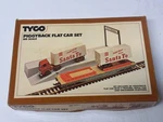 Tyco Ho Scale Piggyback Flat Car Set #348. Fixed Price $12.49.