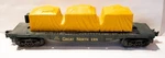 Lionel Scale (used) #6-81206 Great Northern Flatcar. Fixed Price $69.99.