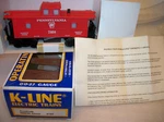 K-line K-7404 Pennsylvania Smoking Caboose C-10 Mint Ob. Fixed Price $33.00.