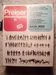 Ho Preiser 120 Unpainted Railroad Worker And Passenger Figures# 9000 The Box!. Fixed Price $13.00.
