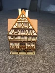 Scale Vollmer #19521 3-STORY European German Town House W/ Shop. Fixed Price $39.99.