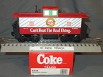 K-line 615803 Coca-cola Classic Illuminated Caboose O/027 Ga Wks W/ Lionel 1992. Fixed Price $33.00.