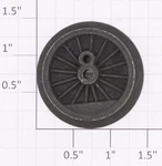 Lionel 2036-144 Steam Loco Plain End Wheel (12). Fixed Price $25.20.
