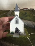 Vintage Bachmann Church 45815 Scale Model Railroading Priest People Grass. Fixed Price $16.98.