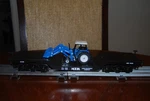 Mth Railking 30-7622 Farm Depressed Flat Car W/ Ertl New Holland Tractor Box. Fixed Price $23.99.