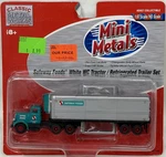 1:87 Ho Cmw Mini Metals #31148 Safeway Foods White Wc Tractor/reefer Trailer Set. Fixed Price $31.95.