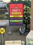 HO-1112-020 / 1:87 Scale Model Casey's Gas Station Price Sign. Fixed Price $23.99.