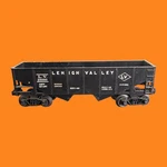 Lionel 2456 Gauge Postwar Lehigh Valley Lv 25000 Open 2-BAY Hopper. Fixed Price $12.99.