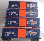 Lionel 6-29220 1997 Centennial Series Hi-cube Boxcar 4-CAR Set New. Fixed Price $175.00.