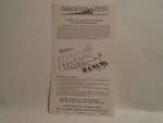 Original American Flyer #M4552 Instructions For #23759 Bell Danger Signal Mint. Fixed Price $9.99.