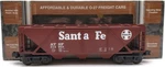 Mth 33-7504 Gauge Santa Fe 3-BAY Covered Hopper #314953 Ln/box. Fixed Price $23.49.