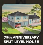 Bachmann Plasticville 45633 Gauge 75TH Anniversary Split Level House Kit. Fixed Price $39.99.