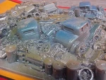 Chooch Enterprises 7128 Automobile Junk Piles Scenery. Fixed Price $8.00.