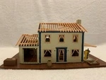 Plasticville #2803-149 Scale House Under Construction Custom Assembled. Fixed Price $14.99.