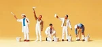 Preiser 10477 Ho Scale People Working Paint Crew. Fixed Price $28.99.