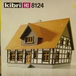 Kibri #8124 Scale 1/2 Timbered House With Tile Roof New In Box. Fixed Price $29.99.