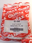Climax 1C-250 1/2" Id Split Clamp Collar, Stl, Bo. Fixed Price $42.99.