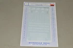 Ho Decals Microscale 87-760 Burlington Northern Rr Emd SD60M Locomotives. Fixed Price $5.00.