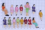 Acme 22-105 Seated Women Figure Assortment (bag Of 15). Fixed Price $25.00.