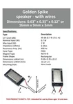 Golden Spike GS16093W X Mm Ohm Speaker - No Baffle With Wires. Fixed Price $9.49.