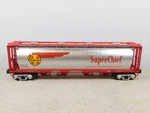 Mth 30-75746 Santa Fe Bay Cylindrical Hopper Map Car. Fixed Price $125.00.