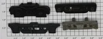 Acme 217231 Scale Assorted Die-cast Diesel Truck Frames (bag Of 4). Fixed Price $10.00.