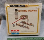 * Vtg - Bachmann Plasticville Sitting People Figures Ho #2914 Unopned. Fixed Price $15.88.