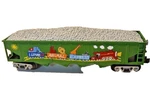 30-7554 Mth Love Toy Trains Animal Express 4-BAY Hopper W/coal Load Used. Fixed Price $49.99.