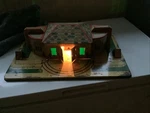 Marx Grand Central Station Vintage Toy Tin Litho Train Tested Works. Fixed Price $85.00.