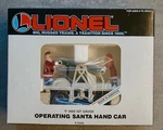 Lionel 6-18408 O/O27 Scale Operating Santa Hand Car-new. Fixed Price $59.99.