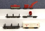 Marx Vintage Gauge Assorted Freight Cars: 20102, 3591A, 2700, 33773, 3550 6. Fixed Price $50.24.