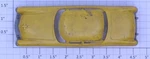 Lionel No. 0068-100 Ho Gauge 1961 Yellow #7 Racing Stock Car With Gray Bumpers. Fixed Price $100.00.