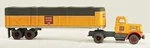 Cmw - #31130 Wayne Feeds White Tractor W/32' Covered Wagon Trailer Set Nib. Fixed Price $22.99.
