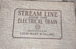 Marx Stream Line Steam Type Electrical Train Set 4022 Untested. Fixed Price $87.50.