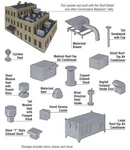 Walthers 933-3733 Ho Scale Cornerstone Roof Details Set. Fixed Price $12.99.
