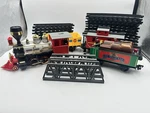 Vintage Echo Toys Classic Rail Battery Operated 4 Car Steam Train Set W/ Tracks.. Fixed Price $69.98.