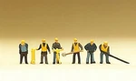 Preiser 79035 Scale Railroad Personnel Track Maintenance PKG(6). Fixed Price $18.99.